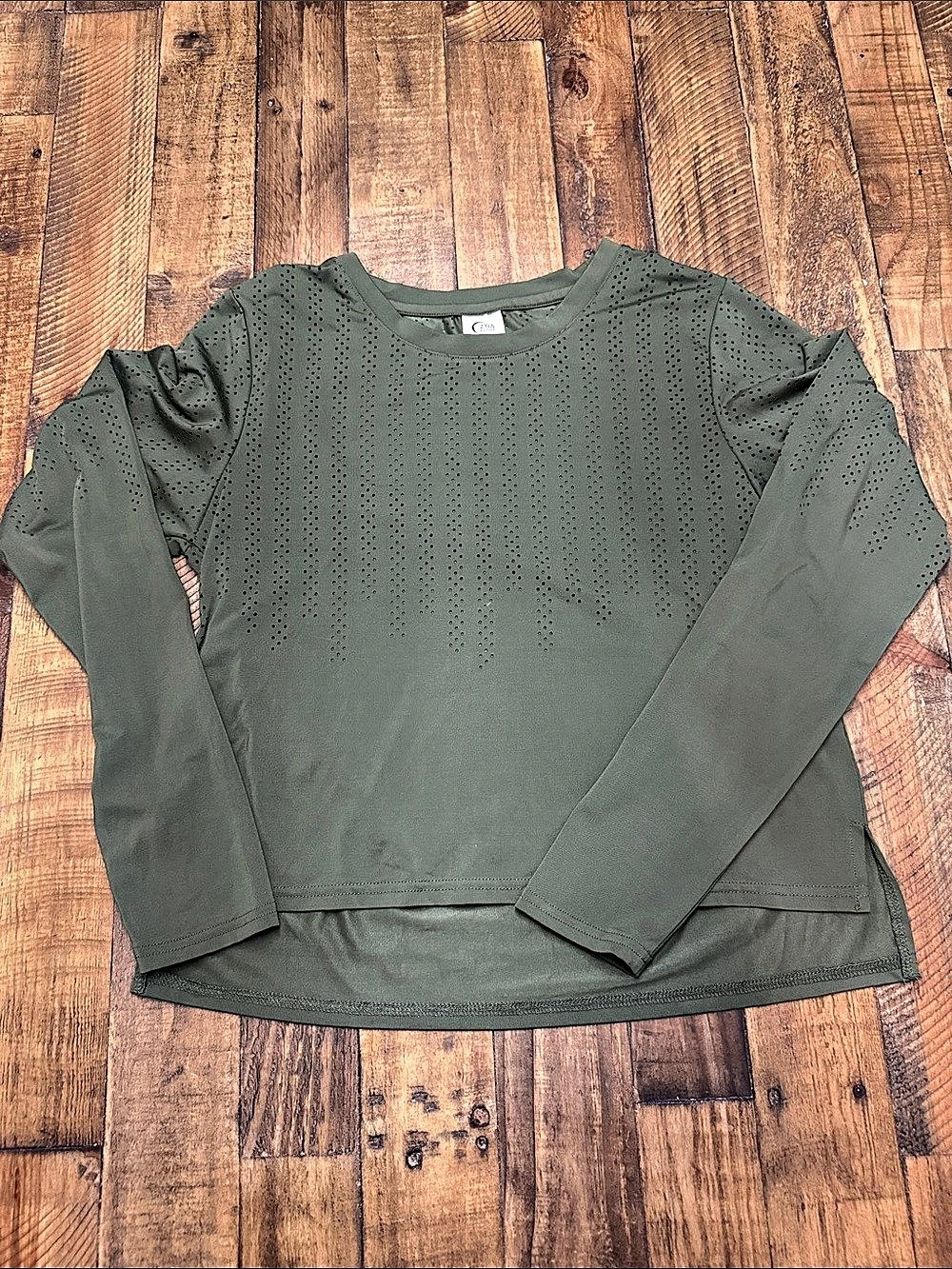 Zyia Active Chill Long T RC Long Sleeve Top Green Medium